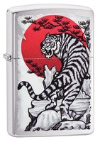 Зажигалка "Зиппо" 29 889 /Asian Tiger Design/ 1х1шт																